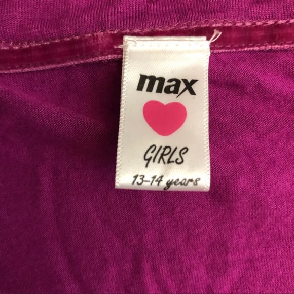 NWT| Dark Magenta Girl Crop Cardigan / Bolero Jacket - Picture 4 of 5